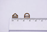 B261 Metal D Ring Triangle Buckle Belt Backpack strap Adjuster Doll Sewing Supplies For 12" Fashion Doll Sewing