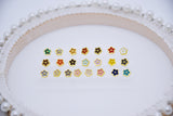 B277 Pretty  5.5mm Flowers Shank Buttons Micro Mini  Tiny Buttons Doll Buttons Doll Sewing Craft Supplies