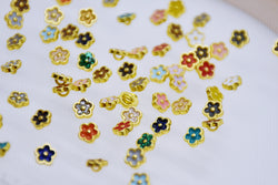 B277 Pretty  5.5mm Flowers Shank Buttons Micro Mini  Tiny Buttons Doll Buttons Doll Sewing Craft Supplies