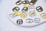 B279 Metal Inner Diameter 10mm Mini Metal Buckles With Pin Doll Sewing Supplies Doll Clothes Craft