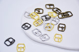 B279 Metal Inner Diameter 10mm Mini Metal Buckles With Pin Doll Sewing Supplies Doll Clothes Craft