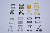 B280 Metal Bronze/Silver/Gold/Dark Gun Color Large/Small Mini Overall Buckles Sewing Making Supply For BJD 16" Dolls