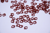 B286 Red Heart 7mm Tiny Charm For Doll Jewelry Clothes Doll Sewing Craft Supplies