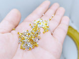B293 Silver/Gold 2mm Square Cube Tiny Beads Doll Sewing Notions Craft Supply