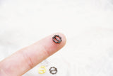 B299 Polygon Shape Gold/Silver/Bronze 8×8mm Buckles Sewing Craft Doll Clothes Making Sewing Supply