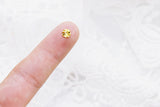 B301 Metal Swirl Style Pattern 5mm Shank Buttons Micro Mini Tiny Buttons Doll Sewing Craft Supplies For 12" Dolls Like FR Blythe BJD