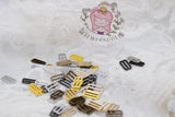 B305 Slim Rectangular 9.5×5mm Mini Buckles Sewing Craft Doll Clothes Belt Making Sewing Supply