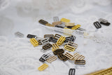 B305 Slim Rectangular 9.5×5mm Mini Buckles Sewing Craft Doll Clothes Belt Making Sewing Supply