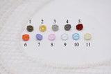 B310 Cute 6mm Piggy Buttons Shank Buttons Micro Mini Tiny Buttons Doll Buttons Doll Sewing Craft Supplies