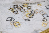 B313 Square 8/10/12mm Tiny Mini Buckles Connector Doll Sewing Doll Craft Supply Doll Clothes Making