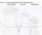 B332 Metal Skinny Silver 2mm Metal Chain Doll Clothes Sewing Craft Supply For 12" Fashion Doll Blythe  BJD