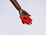 B333  Unique Red Lip Decorative Buttons Glue on Doll Sewing Craft Supplies For 12" Fashion Doll Blythe BJD Clothes Dress Making