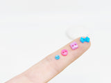 B334 Multi Colors 4/5/6/9.5mm Butterfly/Square/Round Plastic Micro Mini Buttons Cat Buttons Doll Clothes Sewing Craft Supplies