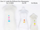 B334 Multi Colors 4/5/6/9.5mm Butterfly/Square/Round Plastic Micro Mini Buttons Cat Buttons Doll Clothes Sewing Craft Supplies