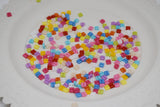B334 Multi Colors 4/5/6/9.5mm Butterfly/Square/Round Plastic Micro Mini Buttons Cat Buttons Doll Clothes Sewing Craft Supplies