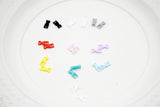 B342 Multi Colors Cute 5×11.5mm Mini Side Release Plastic Buckles Doll Sewing Supplies 4 Pairs