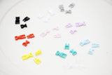 B342 Multi Colors Cute 5×11.5mm Mini Side Release Plastic Buckles Doll Sewing Supplies 4 Pairs