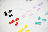 B342 Multi Colors Cute 5×11.5mm Mini Side Release Plastic Buckles Doll Sewing Supplies 4 Pairs