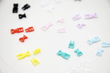 B342 Multi Colors Cute 5×11.5mm Mini Side Release Plastic Buckles Doll Sewing Supplies 4 Pairs
