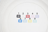 B343 Candy Colors 13×9.5mm Rectangle Mini Buckles Sewing Craft Doll Clothes Making Sewing Supply