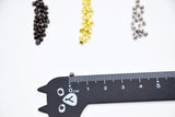 B346 Round Shape Metal Tiny 3mm Shank Buttons Micro Mini Tiny Buttons Doll Sewing Craft Supplies For 12" Dolls Like FR Blythe BJD