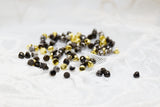 B346 Round Shape Metal Tiny 3mm Shank Buttons Micro Mini Tiny Buttons Doll Sewing Craft Supplies For 12" Dolls Like FR Blythe BJD