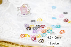 B347 Colorful Flower Style 9.5×10mm Tiny Mini Buckles Doll Sewing Doll Craft Supply Doll Clothes Making