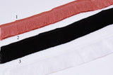 R025 Coral Red/Black/White 4CM long Chainette Fringe Trim Doll Sewing Craft Doll Clothes Making Sewing Supply