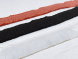 R025 Coral Red/Black/White 4CM long Chainette Fringe Trim Doll Sewing Craft Doll Clothes Making Sewing Supply
