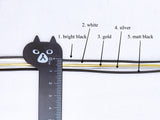 R026 Machine Sewing 1.5mm Faux Leather Straps Doll Sewing Craft Doll Clothes Belt Making Sewing Supply