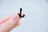 D068 Dollhouse Wall Hook Double Robe Hook Miniature Dollhouse Decoration 1/12 Scale Toy Display