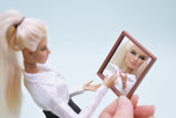 D074 Basic Mirror Doll Miniature Dollhouse Display For 12" Fashion Dolls Like FR PP Blythe BJD Momoko Poppy Parker Fashion Royalty