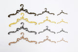 D078 Metal Vintage Pattern  11cm 6.5cm 4cm Clothes Hanger For 1/6 1/12 Miniature For 12" Fashion Doll Blythe PP FR BJD