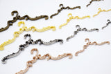 D078 Metal Vintage Pattern  11cm 6.5cm 4cm Clothes Hanger For 1/6 1/12 Miniature For 12" Fashion Doll Blythe PP FR BJD
