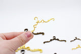 D078 Metal Vintage Pattern  11cm 6.5cm 4cm Clothes Hanger For 1/6 1/12 Miniature For 12" Fashion Doll Blythe PP FR BJD