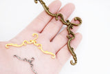 D078 Metal Vintage Pattern  11cm 6.5cm 4cm Clothes Hanger For 1/6 1/12 Miniature For 12" Fashion Doll Blythe PP FR BJD