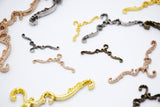 D078 Metal Vintage Pattern  11cm 6.5cm 4cm Clothes Hanger For 1/6 1/12 Miniature For 12" Fashion Doll Blythe PP FR BJD