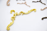 D078 Metal Vintage Pattern  11cm 6.5cm 4cm Clothes Hanger For 1/6 1/12 Miniature For 12" Fashion Doll Blythe PP FR BJD