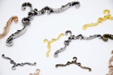 D078 Metal Vintage Pattern  11cm 6.5cm 4cm Clothes Hanger For 1/6 1/12 Miniature For 12" Fashion Doll Blythe PP FR BJD
