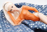 F064 Sequins Denim 53×45cm Fabric Doll Sewing Craft Doll Clothes Making Sewing Supply