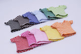 C006 Handmade Stripe Doll Clothes T-shirt Top For 12" Dolls Like Fashion Royalty Nu face Poppy Parker Blythe Azone Momoko