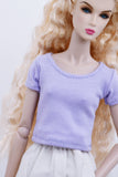 C007 Handmade Doll Clothes Slim Fit T-shirt Tank Top For 12" Dolls Like Fashion Royalty Nu face Poppy Parker Blythe Azone Momoko