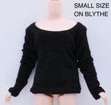 C007C Handmade Doll Clothes Slim Fit Long Sleeve T-shirt For 12" Dolls Like Fashion Royalty Nu face Poppy Parker Blythe Azone Momoko