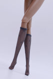 C008B Patterned Handmade Over The Calf  Mesh Fabric Doll Socks For Fashion Royalty Nu Face Dolls