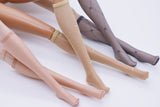 C008B Patterned Handmade Over The Calf  Mesh Fabric Doll Socks For Fashion Royalty Nu Face Dolls
