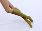 C008B Patterned Handmade Over The Calf  Mesh Fabric Doll Socks For Fashion Royalty Nu Face Dolls