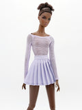 C011 Handmade Pleated Skirt Doll Clothes Doll Short For 12" Fashion Dolls Poppy Parker Momoko Blythe Azone