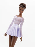 C011 Handmade Pleated Skirt Doll Clothes Doll Short For 12" Fashion Dolls Poppy Parker Momoko Blythe Azone
