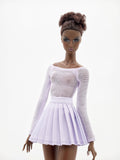 C011 Handmade Pleated Skirt Doll Clothes Doll Short For 12" Fashion Dolls Poppy Parker Momoko Blythe Azone