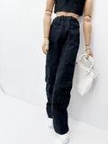 C016  Handmade Doll Men's Sleeveless Shirt With Cargo Pants Set For 12" Fashion Male Doll Figure FR Homme Fashion Royalty Nu Face